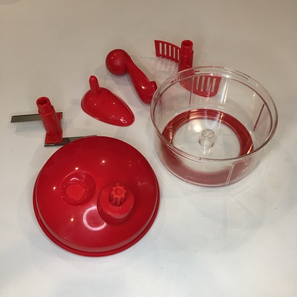 Tupperware | Red Quick Chef Food Processor - Picture 2 of 7
